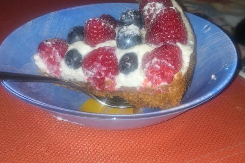 Cliquez pour zoomer ! Tarte aux fraises sans cuisson Thermomix par biancaraluca