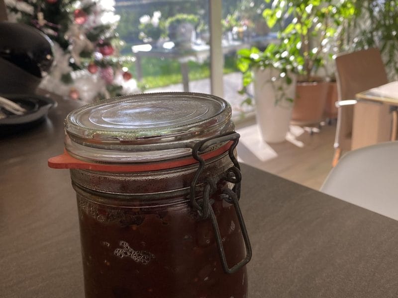 Cliquez pour zoomer ! Chutney d’oignons rouges et figues Thermomix par LELETTE27