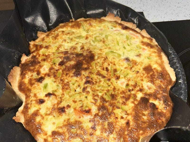Cliquez pour zoomer ! Quiche saumon et courgettes Thermomix par marjorie_3873