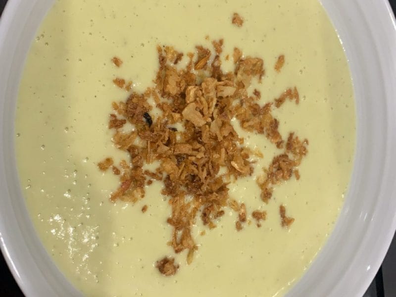 Cliquez pour zoomer ! Velouté de verts de poireaux Thermomix par ouley