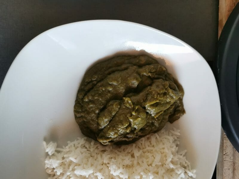 Cliquez pour zoomer ! Dhal d’épinards et de lentilles corail Thermomix par ouley