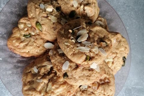 Cliquez pour zoomer ! Cookies aux pépites de chocolat blanc Thermomix par ouley