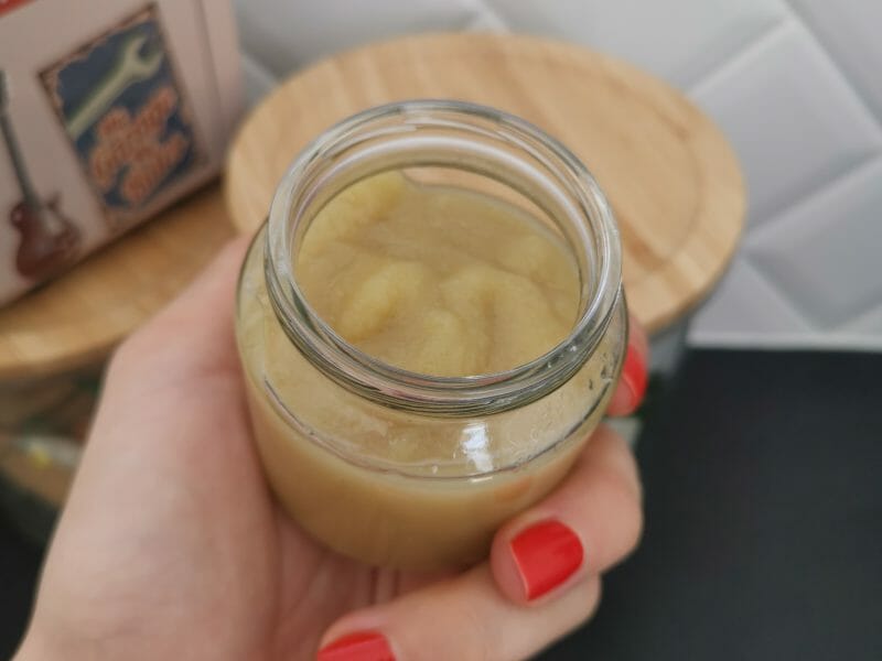 Cliquez pour zoomer ! Compote de pommes, bananes et miel Thermomix par emmelinebec