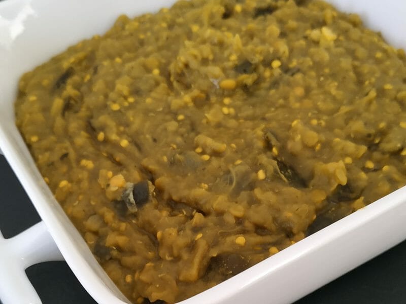 Cliquez pour zoomer ! Dhal d’aubergine et de lentilles corail Thermomix par pauline871619