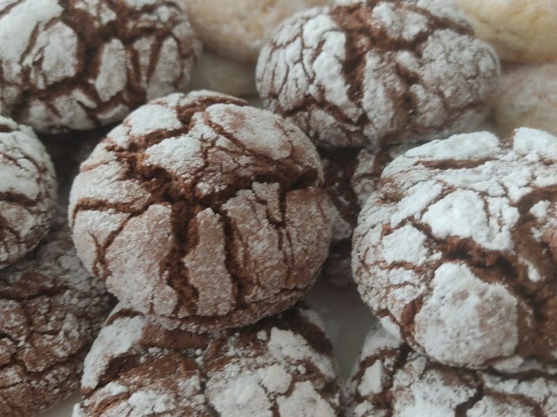 Cliquez pour zoomer ! Craquelés au chocolat Thermomix par fany24