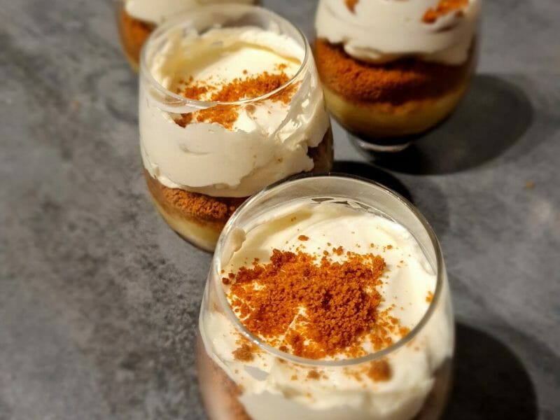 Cliquez pour zoomer ! Verrines pommes caramel et spéculoos Thermomix par cato