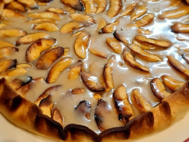 Cliquez pour zoomer ! Tarte pom’pote et caramel beurre salé Thermomix par cato