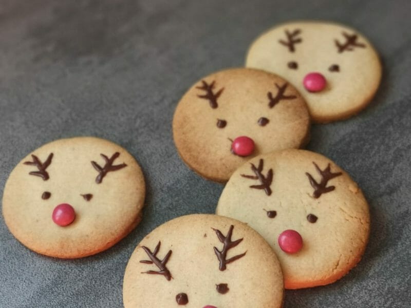 Cliquez pour zoomer ! Sablés rennes de Noël Thermomix par cato