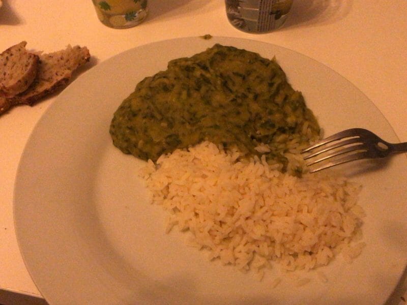 Cliquez pour zoomer ! Dhal d’épinards et de lentilles corail Thermomix par colcoldrt