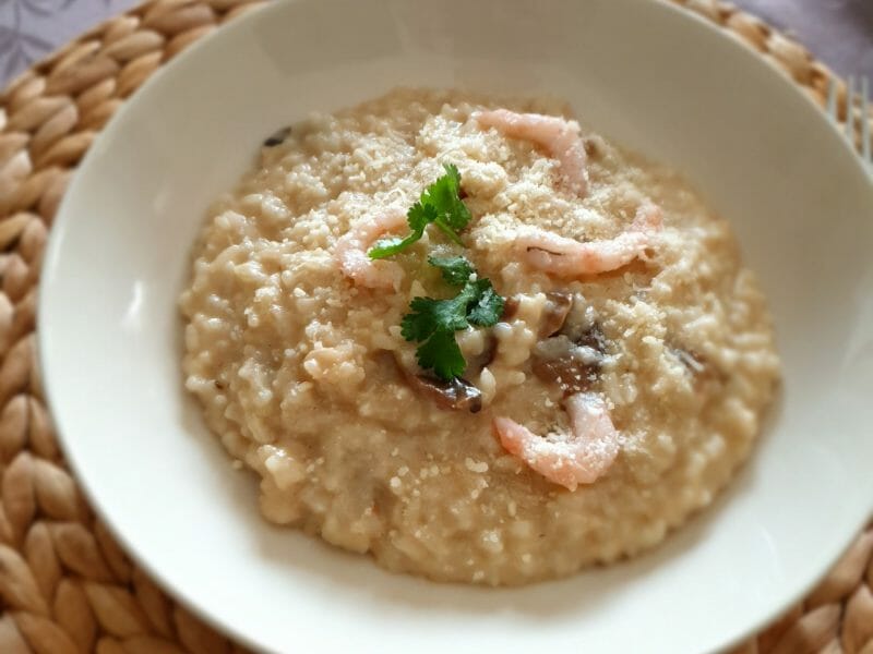 Cliquez pour zoomer ! Risotto courgettes et crevettes Thermomix par loulousofy