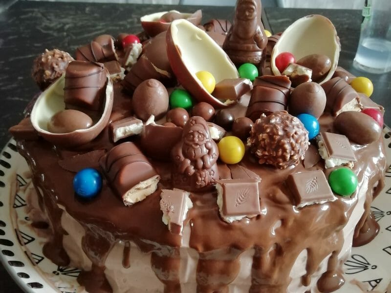Cliquez pour zoomer ! Layer cake Kinder Bueno Thermomix par toscane44