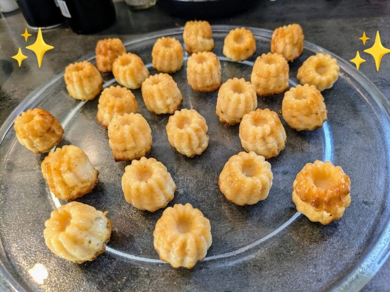 Cliquez pour zoomer ! Mini cannelés chèvre miel Thermomix par assay