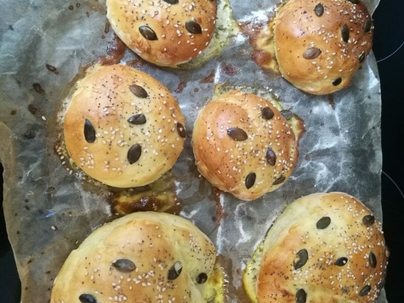 Cliquez pour zoomer ! Pains hamburger Thermomix par kentin45000