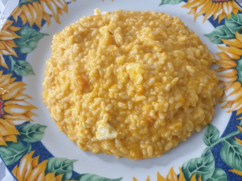 Cliquez pour zoomer ! Risotto butternut et chèvre frais Thermomix par jobillaud1990