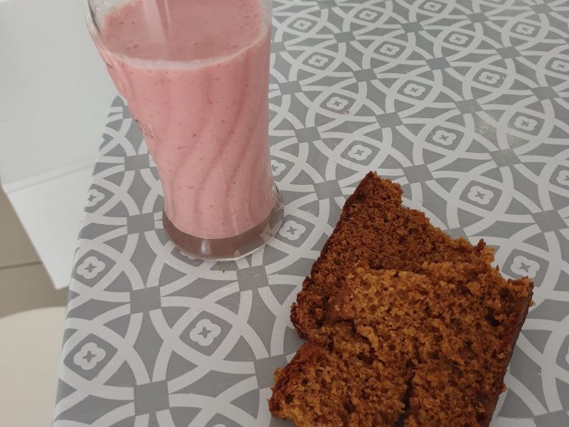 Cliquez pour zoomer ! Milk-shake fraise banane Thermomix par jobillaud1990