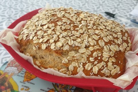 Cliquez pour zoomer ! Pain aux flocons d’avoine et au miel Thermomix par jobillaud1990