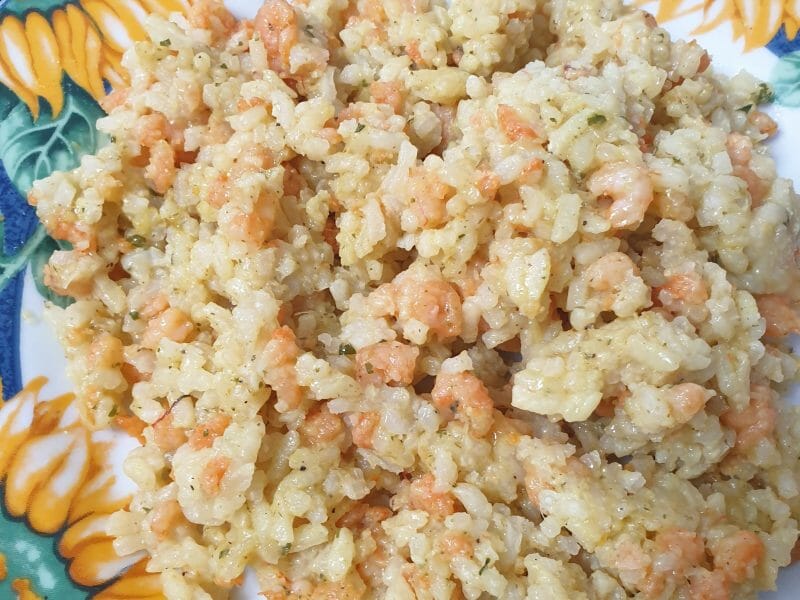 Cliquez pour zoomer ! Risotto crevettes et curry Thermomix par jobillaud1990