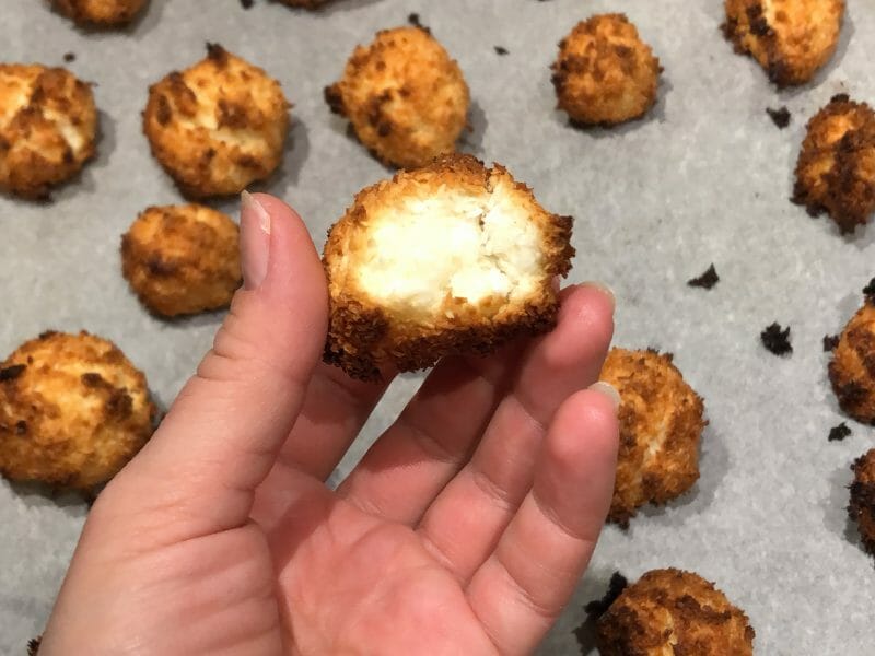 Cliquez pour zoomer ! Rocher coco (Congolais) Thermomix par julki