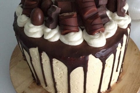 Cliquez pour zoomer ! Layer cake Kinder Bueno Thermomix par Gwenini