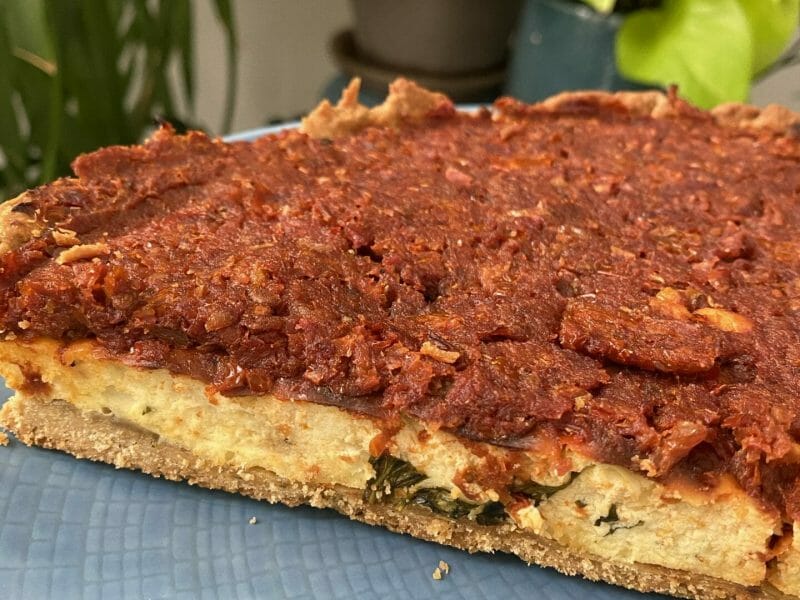 Cliquez pour zoomer ! Tarte à la ricotta Thermomix par hq2mix