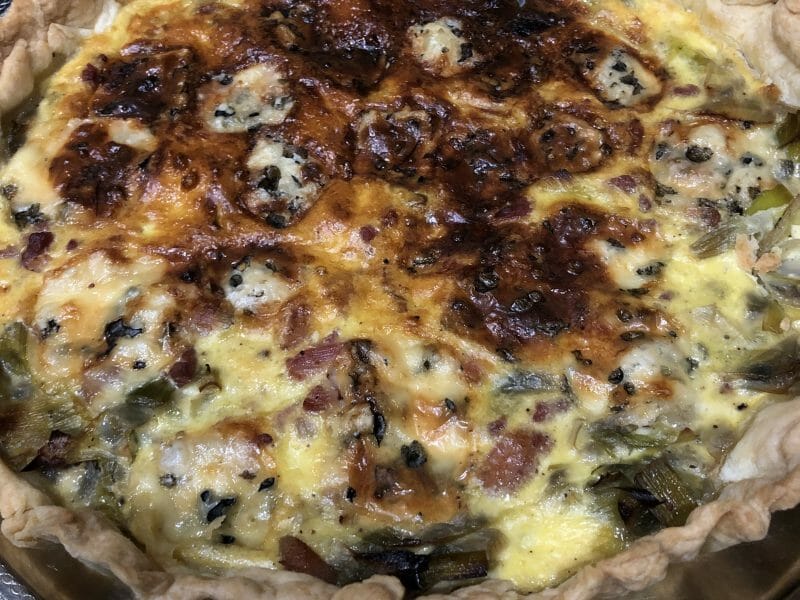 Cliquez pour zoomer ! Flamiche aux poireaux et gorgonzola Thermomix par hq2mix