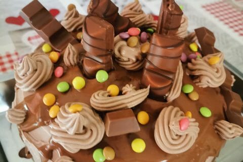Cliquez pour zoomer ! Layer cake Kinder Bueno Thermomix par laetitia-3522