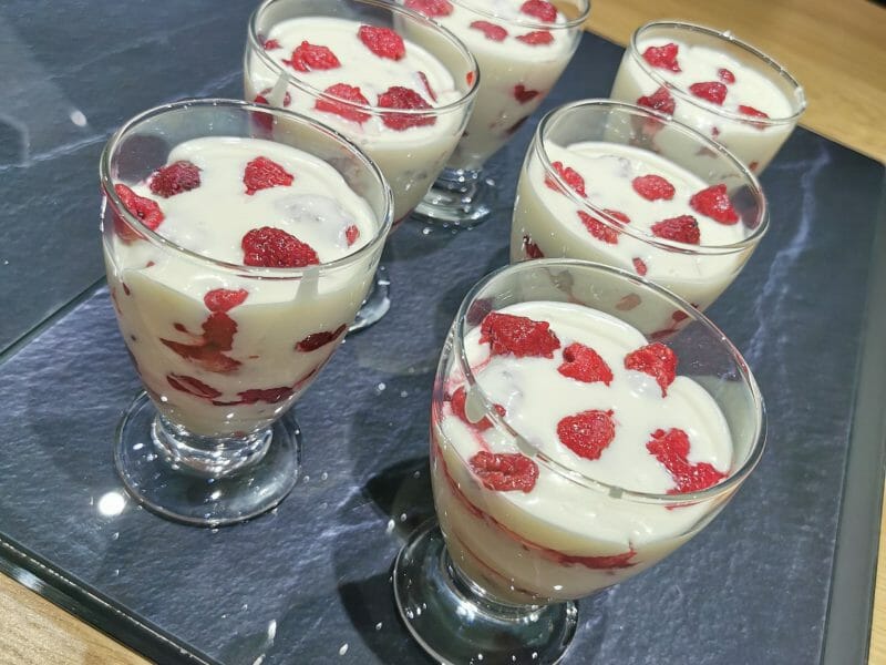 Cliquez pour zoomer ! Tiramisu aux framboises Thermomix par edenoha
