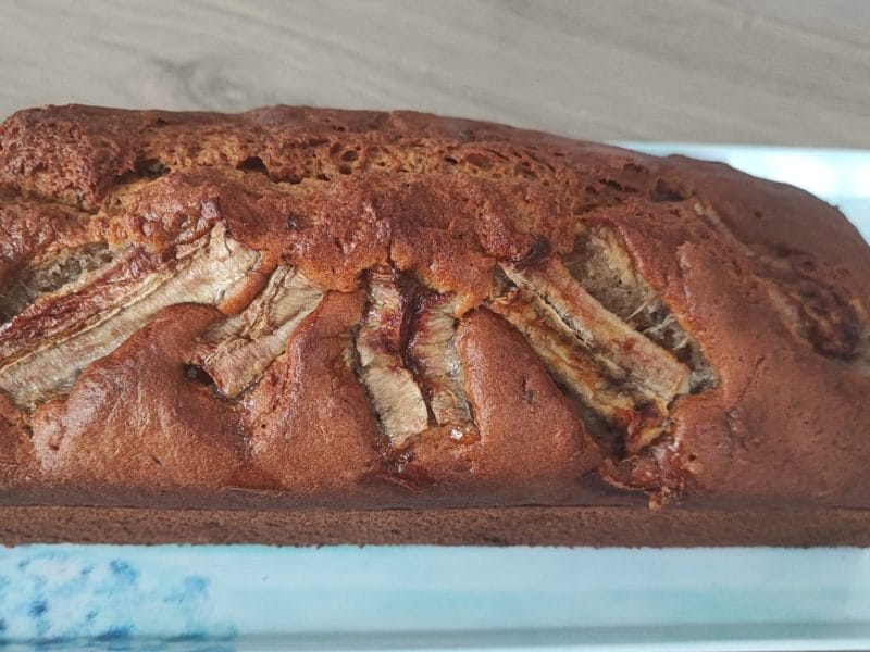 Cliquez pour zoomer ! Cake banane et pépites de chocolat Thermomix par edenoha