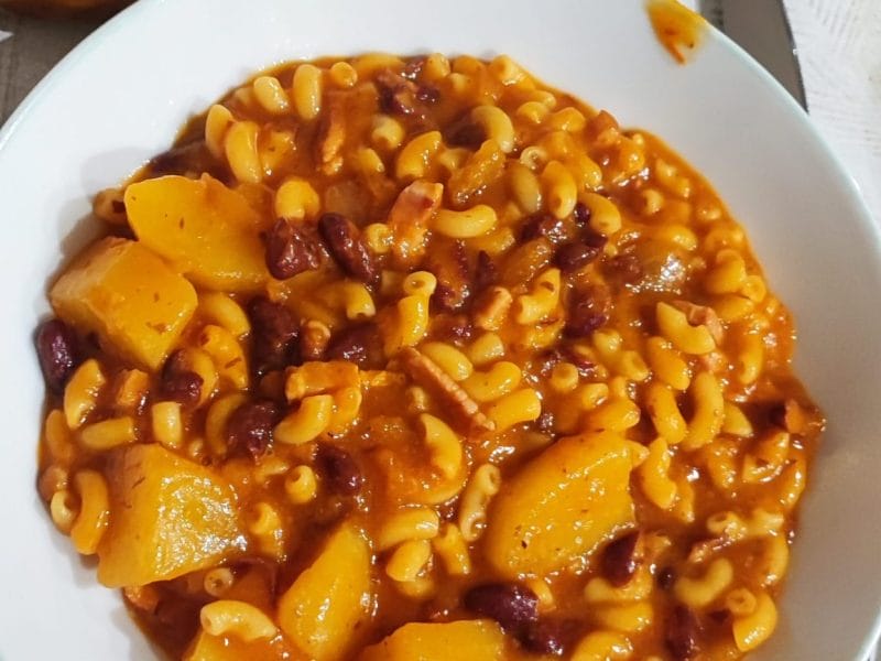 Cliquez pour zoomer ! Soupe aux haricots rouges et coquillettes Thermomix par edenoha