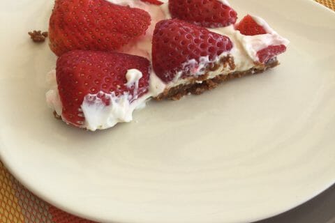 Cliquez pour zoomer ! Tarte aux fraises sans cuisson Thermomix par Isabelle68