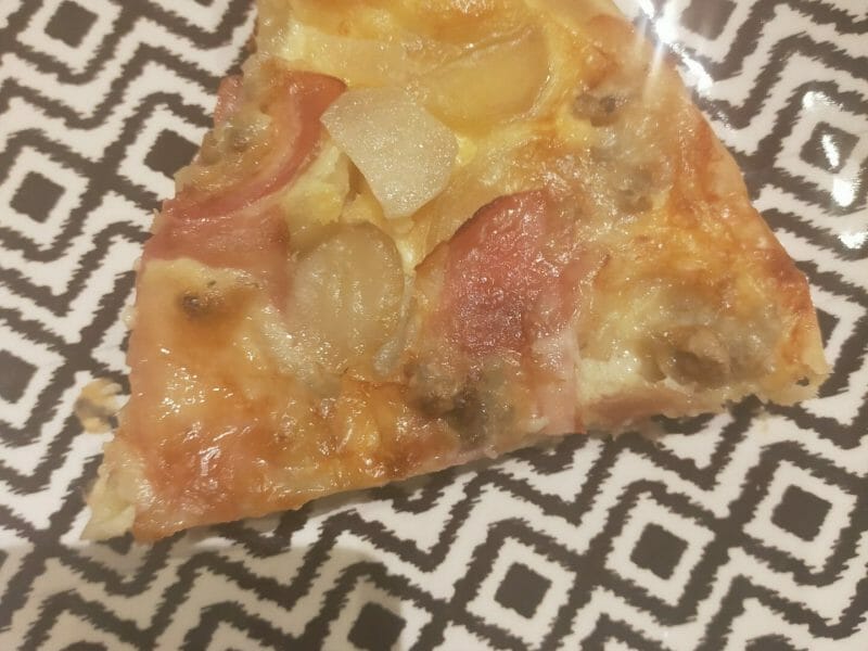 Cliquez pour zoomer ! Tarte gorgonzola et jambon de Parme Thermomix par agathe18