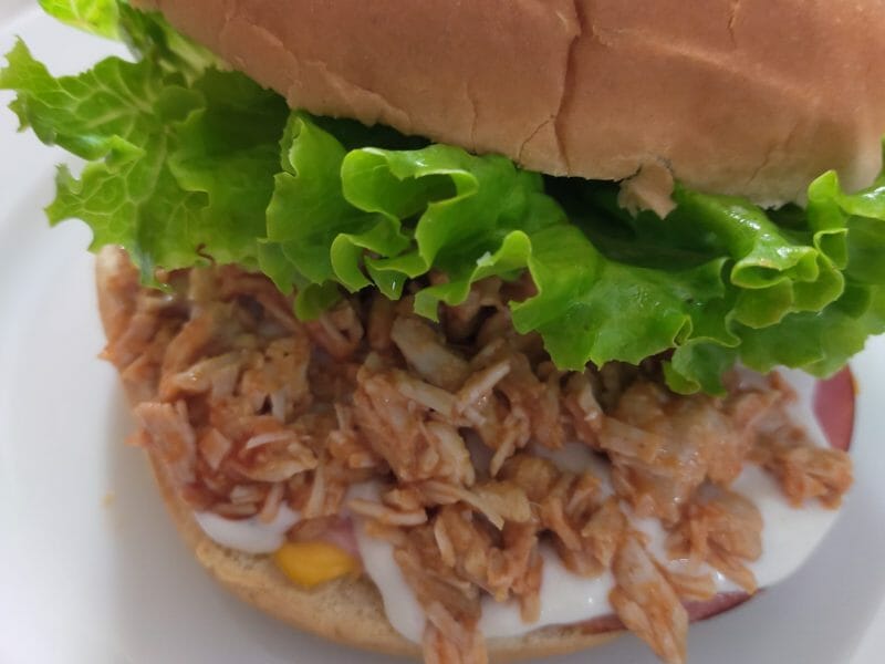 Cliquez pour zoomer ! Burger d’effiloché de porc Thermomix par agathe18