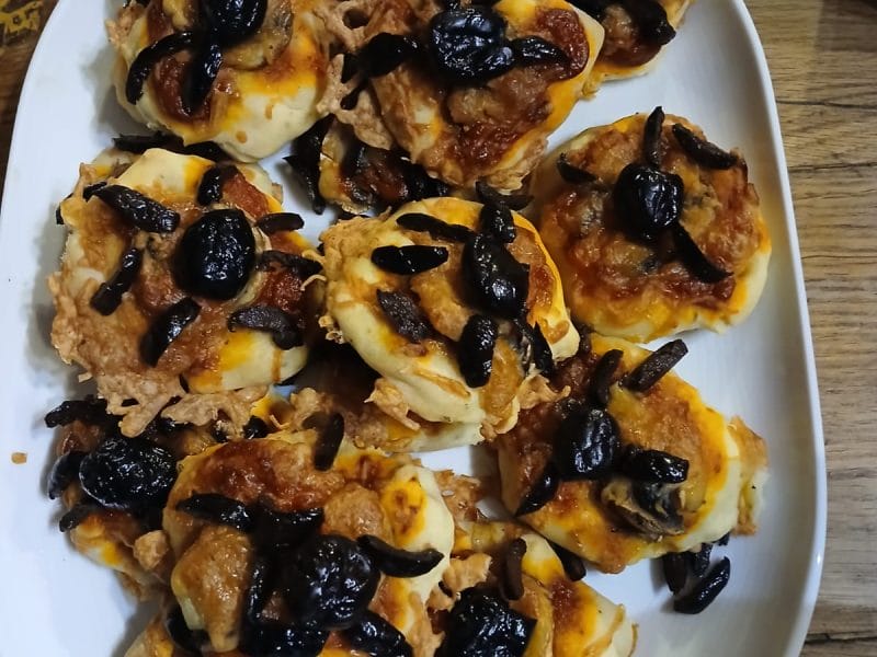 Cliquez pour zoomer ! Mini pizzas Halloween Thermomix par MILLOU