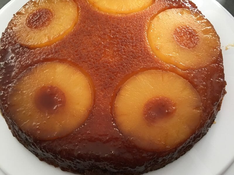 Cliquez pour zoomer ! Gâteau renversé à l’ananas Thermomix par christ14