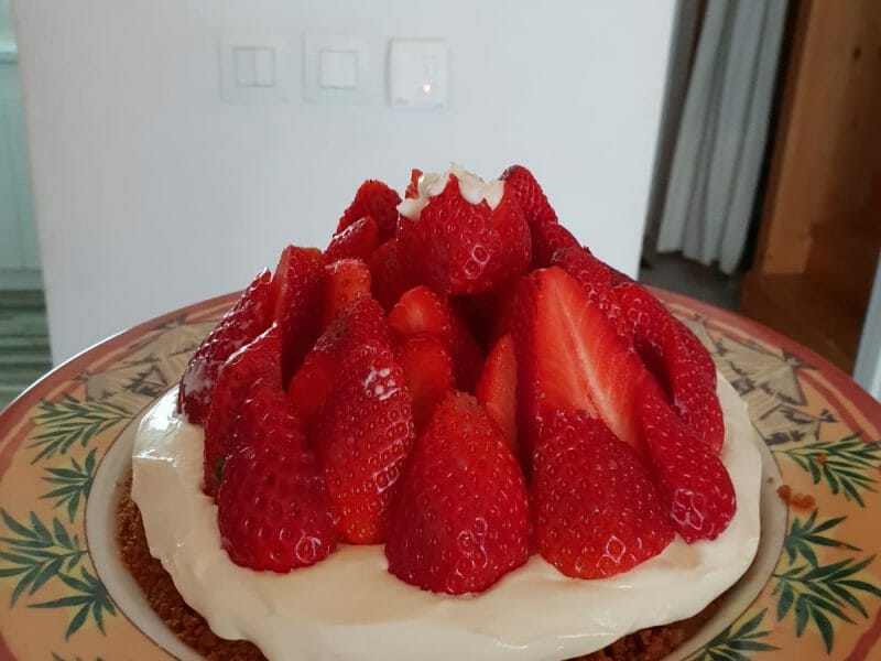 Cliquez pour zoomer ! Tarte aux fraises sans cuisson Thermomix par bertrand_31