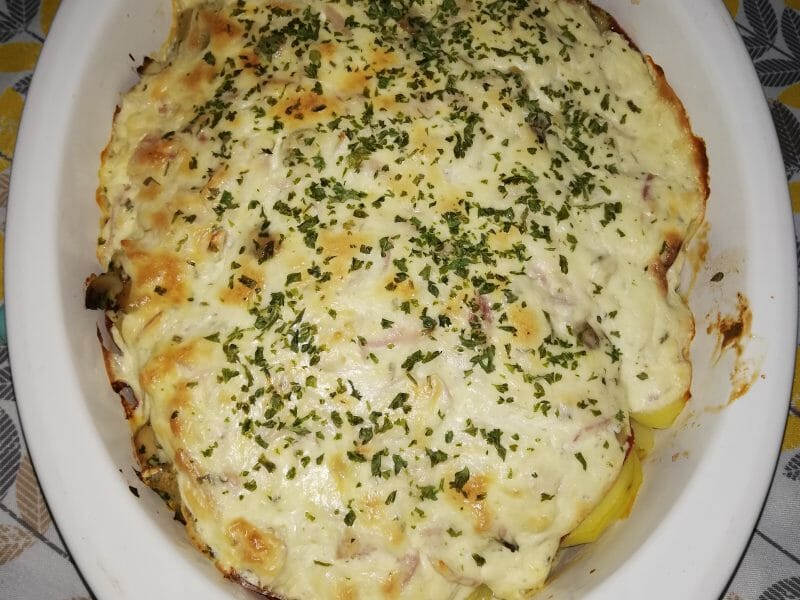 Cliquez pour zoomer ! Gratin de pommes de terre au Boursin Thermomix par Jess Hro