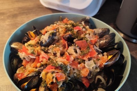 Cliquez pour zoomer ! Moules sauce piquante Thermomix par Jess Hro