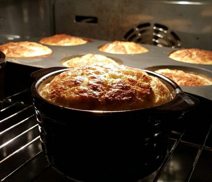 Cliquez pour zoomer ! Clafoutis de poireaux et lardons Thermomix par Audelicious