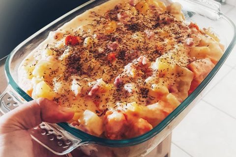 Cliquez pour zoomer ! Gratin de pâtisson Thermomix par Audelicious