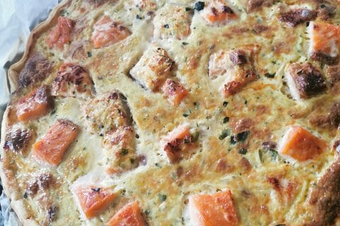 Cliquez pour zoomer ! Quiche saumon et courgettes Thermomix par emilie_222