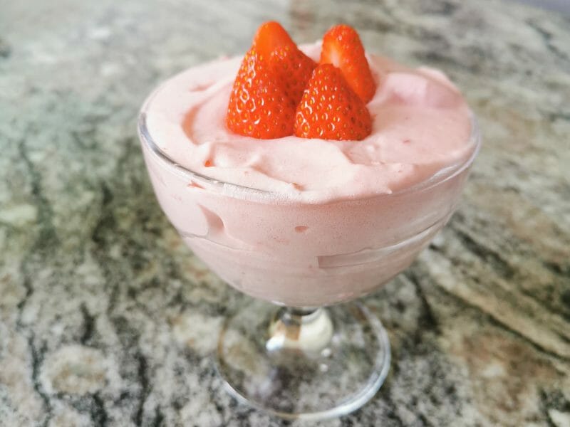 Cliquez pour zoomer ! Mousse de fraises Thermomix par emilie_222