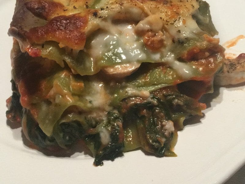 Cliquez pour zoomer ! Lasagnes épinards et chèvre Thermomix par marie14790