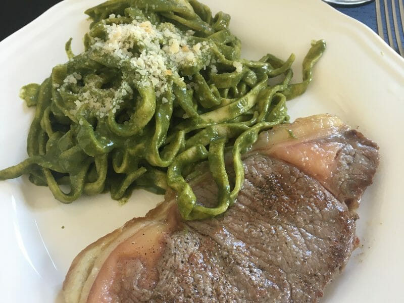 Cliquez pour zoomer ! Tagliatelles à la crème d’épinards Thermomix par marie14790