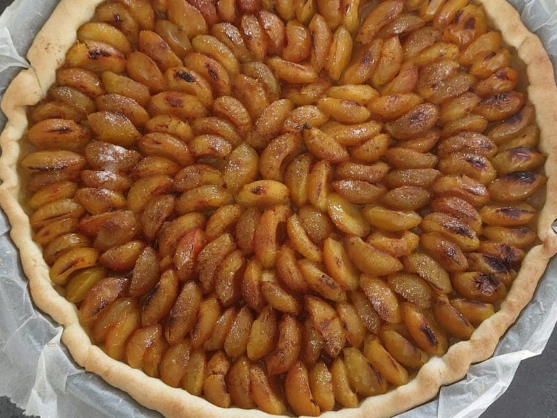 Cliquez pour zoomer ! Tarte aux mirabelles Thermomix par joelle67120