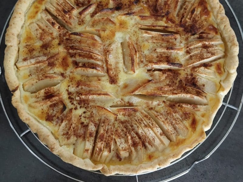 Cliquez pour zoomer ! Tarte aux pommes alsacienne Thermomix par joelle67120