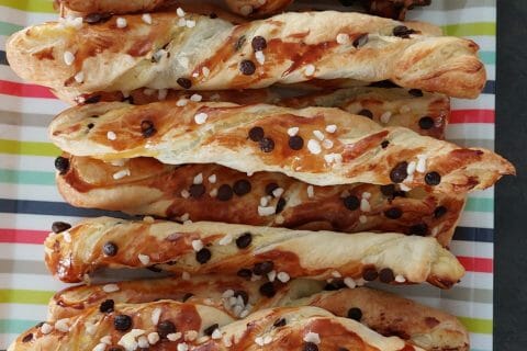 Cliquez pour zoomer ! Torsades crème pâtissière et pépites de chocolat Thermomix par joelle67120