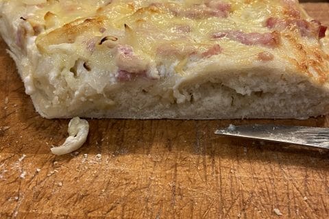 Cliquez pour zoomer ! Fougasse chèvre et lardons Thermomix par vaness_10