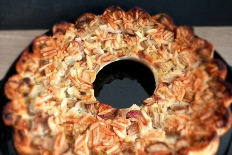 Cliquez pour zoomer ! Clafoutis à la rhubarbe Thermomix par Aurelie49500