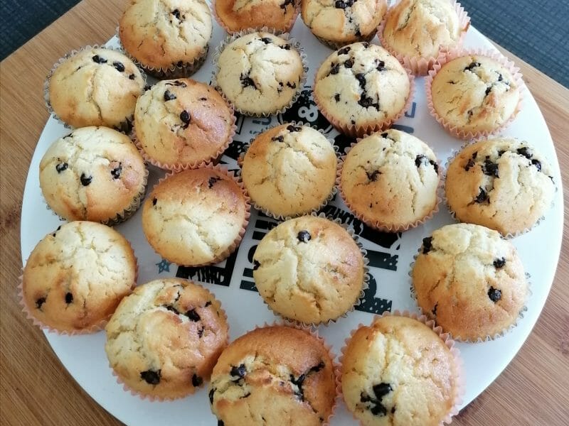 Cliquez pour zoomer ! Muffins aux pépites de chocolat Thermomix par souboc19