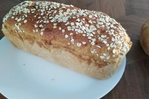 Cliquez pour zoomer ! Pain aux flocons d’avoine et au miel Thermomix par laetitiaflavio14